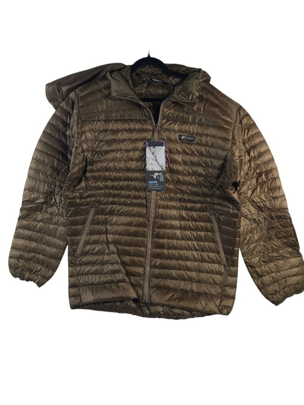 Stone Glacier Grumman Lite Jacket XXL Muskeg 850 Fill Power Down Insulated Hood